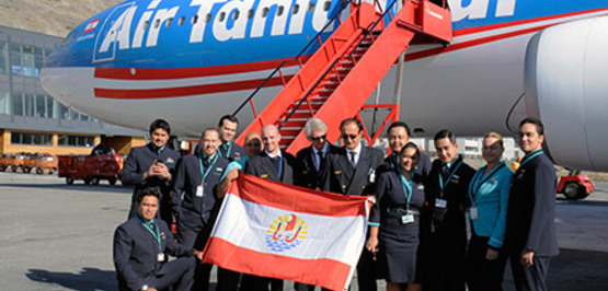 Exotischer Besuch: Pro Sky bringt Tahiti nach Grönland