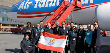 News: Exotischer Besuch: Pro Sky bringt Tahiti nach Grönland (2013-10-09)
