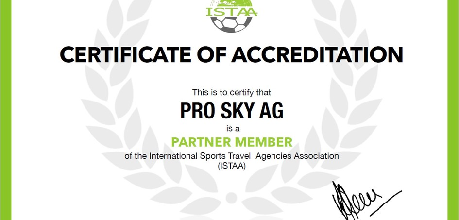 News: Pro Sky verlängert seine ISTAA Mitgliedschaft