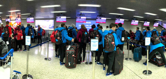 „So aufregend war unser Flug mit dem Schweizer Olympia Team!“