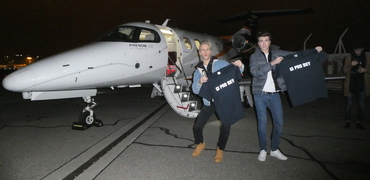 News: Unser Bild des Monats: Privatjetflug im Ofenbach-Style (2018-01-25)