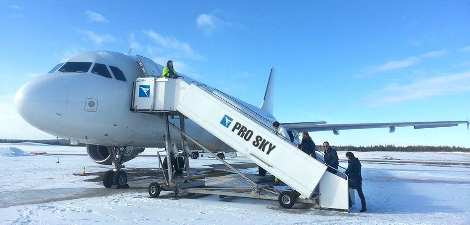 News: Pro Sky bringt Gruppen jetzt noch komfortabler nach Arvidsjaur