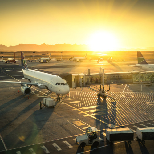 Airports near the destination