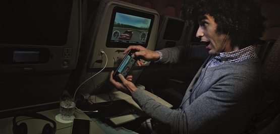 Bigger planes. Longer routes. And Emirates  has gone farther with in-flight entertainment, too.