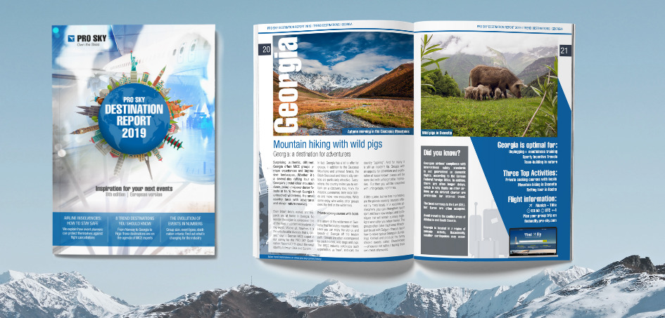  For the eighth edition of our PRO SKY Destination Report, we determined the current and future trend destinations together with event professionals.