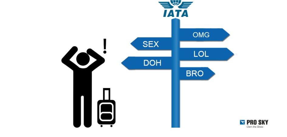 News: Airport Codes Which make the Aviation World Chuckle