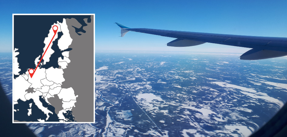 Nouveau : des vols sans escale vers la Laponie suédoise à partir de Cologne