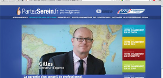 Vu à l’écran: Pro Sky témoigne des engagements et des garanties qu’offre les agents de voyages à leurs clients.